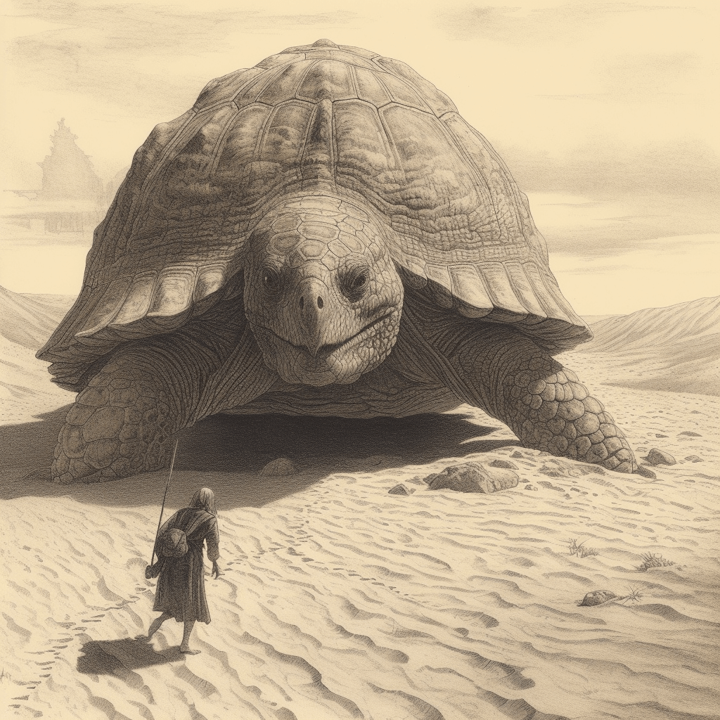First Sightings of Mythical Sand Turtle